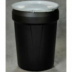 Outlet 🥰 Eagle Mfg Eagle Blue Plastic Lab Pack Drum 1601MBBG with Metal Lever Lock & Bung Lid - 30 Gallon 🥰