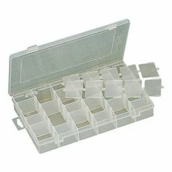 Promo 🤩 Eclipse 900-040 - 24 Adjustable Plastic Compartment Box 11"L x 7"W x 1-3/4"H ⌛