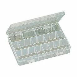 Best Sale ✔️ Eclipse 900-041 - 24 Adjustable Plastic Compartment Box w/Dividers 8"L x 5-1/4"W 1-1/2"H 🤩