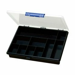 Flash Sale 👏 Eclipse SB-2419 - 10 Fixed Compartment Storage Box 9-13/32"L x 7-9/32"W x 1-3/4"H ❤️