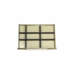 Deals ❤️ Equipto Modular Drawer Divider Set For Drawer 36" W X 24" D X 45" H - 9 Compartments, Office Gray 👍