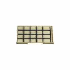 New ✔️ Equipto Modular Drawer Divider Set For Drawer 48" W X 24" D X 45" H - 20 Compartments, Office Gray 🛒