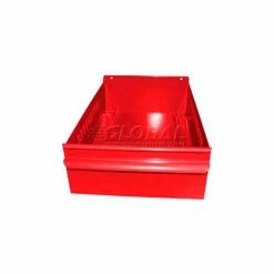 Best deal ✨ Equipto Individual Metal Shelf Drawer, 8-3/8"W x 11"D x 3-1/8"H, Textured Cherry Red 🧨