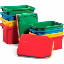 Flash Sale 👏 SSI Schaefer Schaefer Stack & Nest Tote FB600 - 24"L x 16"W x 10"H - Blue ❤️