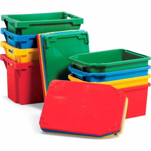 Flash Sale 👏 SSI Schaefer Schaefer Stack & Nest Tote FB600 - 24"L x 16"W x 10"H - Blue ❤️ 1 Flash Sale 👏 SSI Schaefer Schaefer Stack & Nest Tote FB600 - 24"L x 16"W x 10"H - Blue ❤️