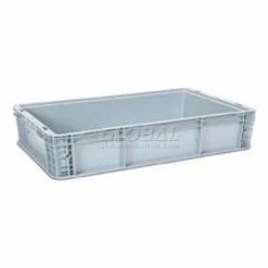 Hot Sale 😀 Georg UTZ Small Load Container (SLC) 50-2415-50-0 - 24"L x 15"W x 5"H, Silver Grey 🛒