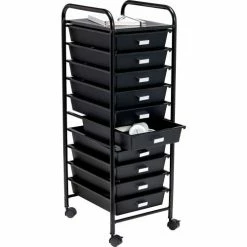 Best reviews of 🛒 Honey-Can-Do® 10-Drawer Rolling Cart - 11"L x 15"W x 35"H - Black 👏