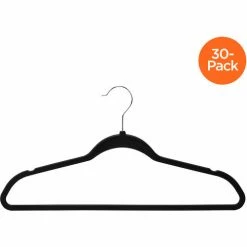 Brand new 🎁 Honey-Can-Do® Suit Hanger - Rubber, Black - 30-Pack 🎁