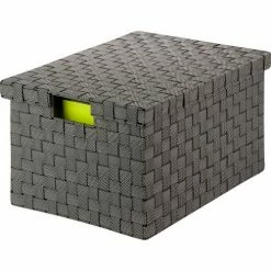Best reviews of 😀 Honey-Can-Do® Large Woven File Box - Black/White ✨