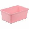 Top 10 💯 Honey-Can-Do Small Plastic Bin 11-3/4"L x 7-3/4"W x 5"H - Dark Pink - Pkg Qty 5 😀