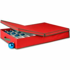 Cheap ๐งจ Honey-Can-Do Holiday Large Adjustable Ornament Storage, Red/Pine Green - Pkg Qty 2 ๐ 9 Cheap ๐งจ Honey-Can-Do Holiday Large Adjustable Ornament Storage, Red/Pine Green - Pkg Qty 2 ๐ -Containers shop HCD SFT 01597