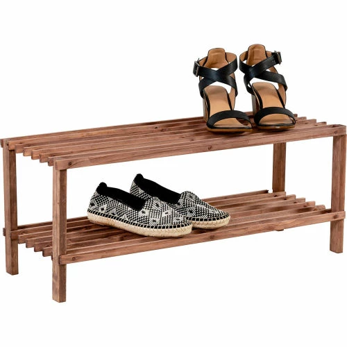 Hot Sale ❤️ Honey-Can-Do® 2-Tier 👟 Shoe Rack - Espresso ⭐ 1 Hot Sale ❤️ Honey-Can-Do® 2-Tier 👟 Shoe Rack - Espresso ⭐