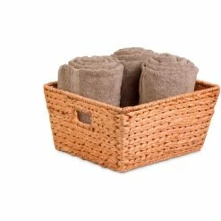 Cheapest 😀 Honey-Can-Do Large Tall Banana Leaf Tote Basket - Pkg Qty 2 🤩