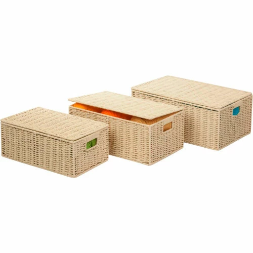 Cheapest ๐ Honey-Can-Do 3-Piece Set Paper Rope Baskets, Butter , 17"L x 11-1/2"W x 6-1/2"H - Pkg Qty 2 โญ 1 Cheapest ๐ Honey-Can-Do 3-Piece Set Paper Rope Baskets, Butter , 17"L x 11-1/2"W x 6-1/2"H - Pkg Qty 2 โญ