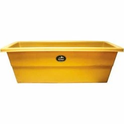 Buy ❤️ High Country Plastics Stock Tank/Feed Bunk W-75 75 Gallons, 54"L x 26"W x 18"H, Black 👏