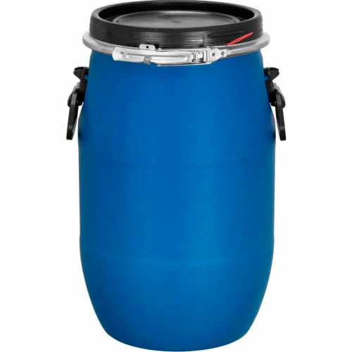 New 💯 Jescraft Open Head Plastic Drum, 16 Gallon Capacity, Blue 🎁 2 New 💯 Jescraft Open Head Plastic Drum, 16 Gallon Capacity, Blue 🎁 - Image 2