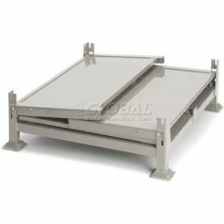 Discount ✔️ Davco KDS-01 Collapsible Sheet Metal Steel Container 40-1/2"x34-1/2"x26" Zinc-Galv 🌟 -Containers shop KDS 01 e