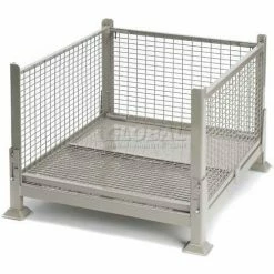 Best Sale 😉 Davco KDW-01 Collapsible Wire Mesh Steel Container 40-1/2"x34-1/2"x26" Zinc-Galv 🧨