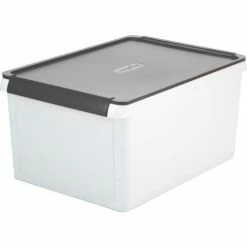 Promo 😍 Shuter Storage Box with Drop Down Lid 1010109 - 14-5/8"L x 10-1/4"W x 7-3/8"H 🛒