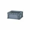 Wholesale 😀 ORBIS Stakpak NSO1615-7 Modular Straight Wall Container, 16"L x 15"W x 7-1/2"H, Gray 👍