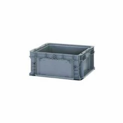 Wholesale 😀 ORBIS Stakpak NSO1615-7 Modular Straight Wall Container, 16"L x 15"W x 7-1/2"H, Gray 👍