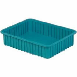 Outlet 👏 LEWISBins Divider Box DC3050 22-3/8" x 17-3/8" x 5", Light Blue - Pkg Qty 4 ⌛