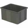 Budget 😉 LEWISBins Divider Box NDC3120 22.4" x 17.4" x 12", Gray - Pkg Qty 3 😉
