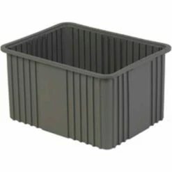 Budget 😉 LEWISBins Divider Box NDC3120 22.4" x 17.4" x 12", Gray - Pkg Qty 3 😉