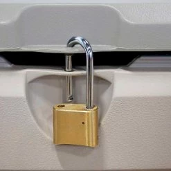 Best reviews of 😉 Lifetime 60040 Outdoor Deck Storage Bench Box 130 Gallon, Sand w/Black Bottom 🎁 -Containers shop LII 60040 04