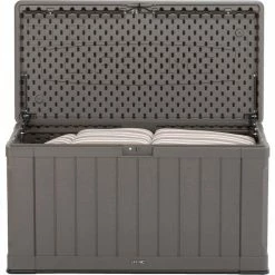 Promo 💯 Lifetime 60089 Outdoor Deck Storage Box 116 Gallon, Brown 🧨 -Containers shop LII 60089 08