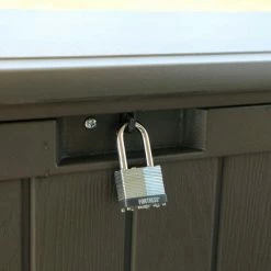 Promo 💯 Lifetime 60089 Outdoor Deck Storage Box 116 Gallon, Brown 🧨 -Containers shop LII 60089 13