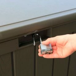 Promo 💯 Lifetime 60089 Outdoor Deck Storage Box 116 Gallon, Brown 🧨 -Containers shop LII 60089 14