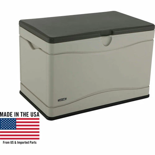 Best deal 🧨 Lifetime 60103 Outdoor Deck Storage Box 80 Gallon, Sand w/Brown Lid 🧨 1 Best deal 🧨 Lifetime 60103 Outdoor Deck Storage Box 80 Gallon, Sand w/Brown Lid 🧨