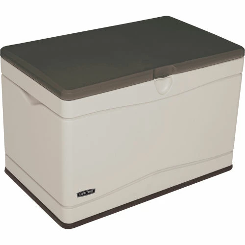 Best deal 🧨 Lifetime 60103 Outdoor Deck Storage Box 80 Gallon, Sand w/Brown Lid 🧨 2 Best deal 🧨 Lifetime 60103 Outdoor Deck Storage Box 80 Gallon, Sand w/Brown Lid 🧨 - Image 2