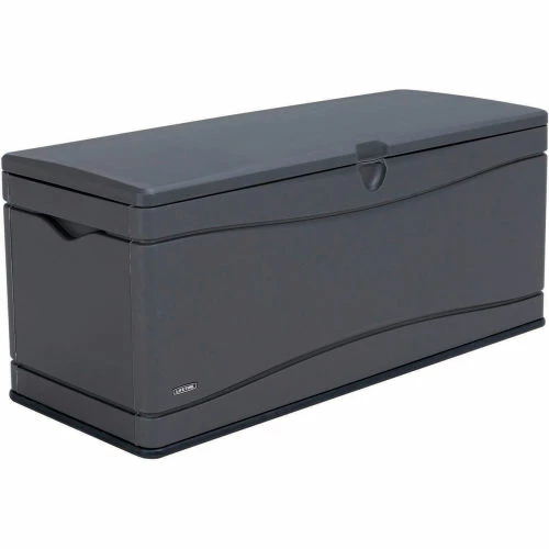 Wholesale โ๏ธ Lifetime Outdoor Storage Deck Bench Box 130 Gallon - Gray w/Black Bottom ๐งจ 1 Wholesale โ๏ธ Lifetime Outdoor Storage Deck Bench Box 130 Gallon - Gray w/Black Bottom ๐งจ