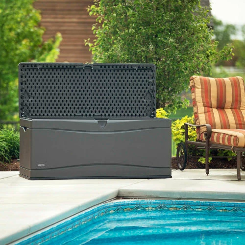 Wholesale โ๏ธ Lifetime Outdoor Storage Deck Bench Box 130 Gallon - Gray w/Black Bottom ๐งจ 12 Wholesale โ๏ธ Lifetime Outdoor Storage Deck Bench Box 130 Gallon - Gray w/Black Bottom ๐งจ - Image 12