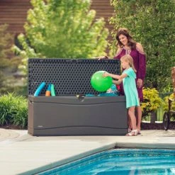 Wholesale โ๏ธ Lifetime Outdoor Storage Deck Bench Box 130 Gallon - Gray w/Black Bottom ๐งจ 31 Wholesale โ๏ธ Lifetime Outdoor Storage Deck Bench Box 130 Gallon - Gray w/Black Bottom ๐งจ -Containers shop LII 60298 12