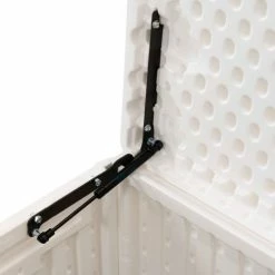 New ⌛ Lifetime Marine Dock Bench Box 130 Gallon - 60"L x 24"W x 24-1/4"H - White ⌛ -Containers shop LII 60348 06