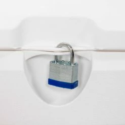 New ⌛ Lifetime Marine Dock Bench Box 130 Gallon - 60"L x 24"W x 24-1/4"H - White ⌛ -Containers shop LII 60348 08