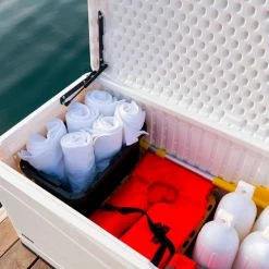 New ⌛ Lifetime Marine Dock Bench Box 130 Gallon - 60"L x 24"W x 24-1/4"H - White ⌛ -Containers shop LII 60348 10