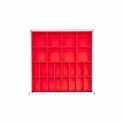 Best Sale 😍 Lista SC Drawer Layout, 24 Plastic Boxes 3" H 😉