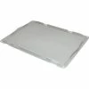 Best Sale ✨ SSI Schaefer Schaefer Lid for Straight Wall Stacking Container ELBD.64GY1 - 23-5/8"L x 15-11/16"W - Pkg Qty 25 😍