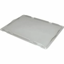 Best Sale ✨ SSI Schaefer Schaefer Lid for Straight Wall Stacking Container ELBD.64GY1 - 23-5/8"L x 15-11/16"W - Pkg Qty 25 😍