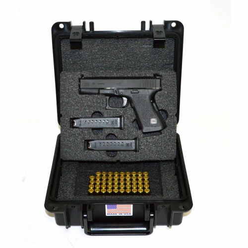 Flash Sale ๐ Quick Fire Cases Quick Fire Pistol Case With Glock Inserts QF300BKG4 Watertight, 10-11/16"x9-3/4"x4-13/16" Black ๐ฅฐ 3 Flash Sale ๐ Quick Fire Cases Quick Fire Pistol Case With Glock Inserts QF300BKG4 Watertight, 10-11/16"x9-3/4"x4-13/16" Black ๐ฅฐ - Image 3