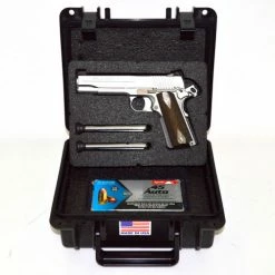 Budget 🌟 Quick Fire Cases Quick Fire Pistol Case With 1911 Inserts QF300BKL0S Watertight, 10-11/16"x9-3/4"x4-13/16" Black 💯 -Containers shop MEN QF300BKL0S