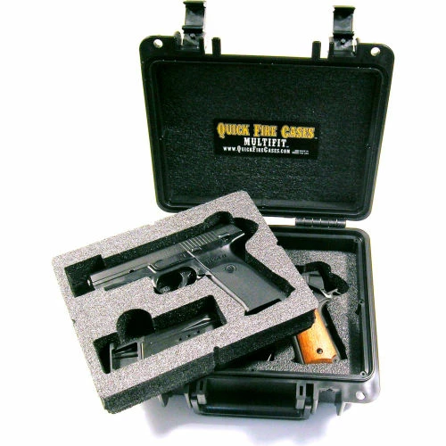 Hot Sale π Quick Fire Cases Quick Fire Multifit™ Dual Pistol Case QF340BKL Watertight, 10-11/16"x9-3/4"x4-13/16" Black π― 3 Hot Sale π Quick Fire Cases Quick Fire Multifit™ Dual Pistol Case QF340BKL Watertight, 10-11/16"x9-3/4"x4-13/16" Black π― - Image 3