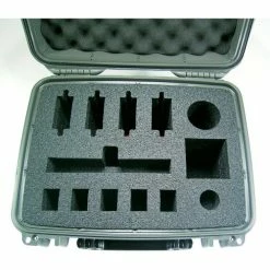 Outlet ⭐ Quick Fire Cases Quick Fire Multifit™ Pistol Case QF540RGRL Watertight, 4 Gun Cap, 15"x12-1/8"x12-1/8" Gray 🛒 -Containers shop MEN QF540RGRL