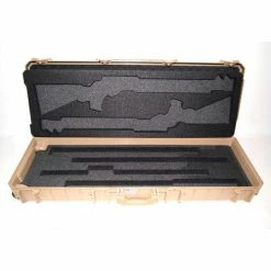 Outlet 🧨 Quick Fire Cases Quick Fire Multifit™ Dual Shotgun Case QF620TN Watertight, 46-5/8"x16-3/4"x6-7/8" Tan 🌟 -Containers shop MEN QF620TN