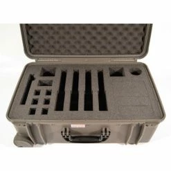 Cheapest ❤️ Quick Fire Cases Quick Fire Pistol Case QF920GR Watertight, 4 Pistol Capacity, 20-1/8"x16-1/8"x10-1/8" Gray ❤️ -Containers shop MEN QF920GR