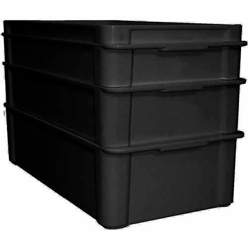 Brand new π― MFG Tray Molded Fiberglass Fibrestat ESD Stacking Tote 808200, Top Overall -23-3/8"L x 12"W x 3-1/8H - Pkg Qty 12 π 1 Brand new π― MFG Tray Molded Fiberglass Fibrestat ESD Stacking Tote 808200, Top Overall -23-3/8"L x 12"W x 3-1/8H - Pkg Qty 12 π